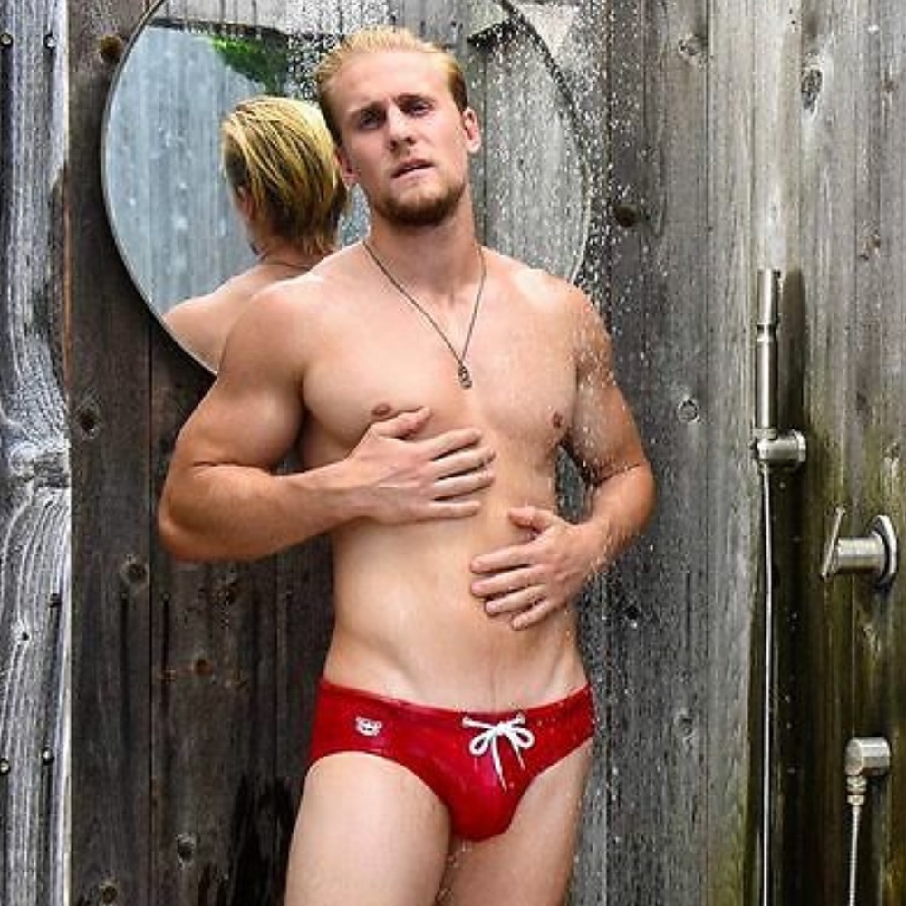 NASTY PIG Core Square Cut Bikini - Red - Large